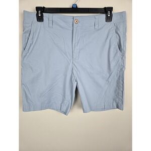 Tailor Vintage Luxe Performance New Canaan Slim Fit Shorts Mens 36 Light Blue